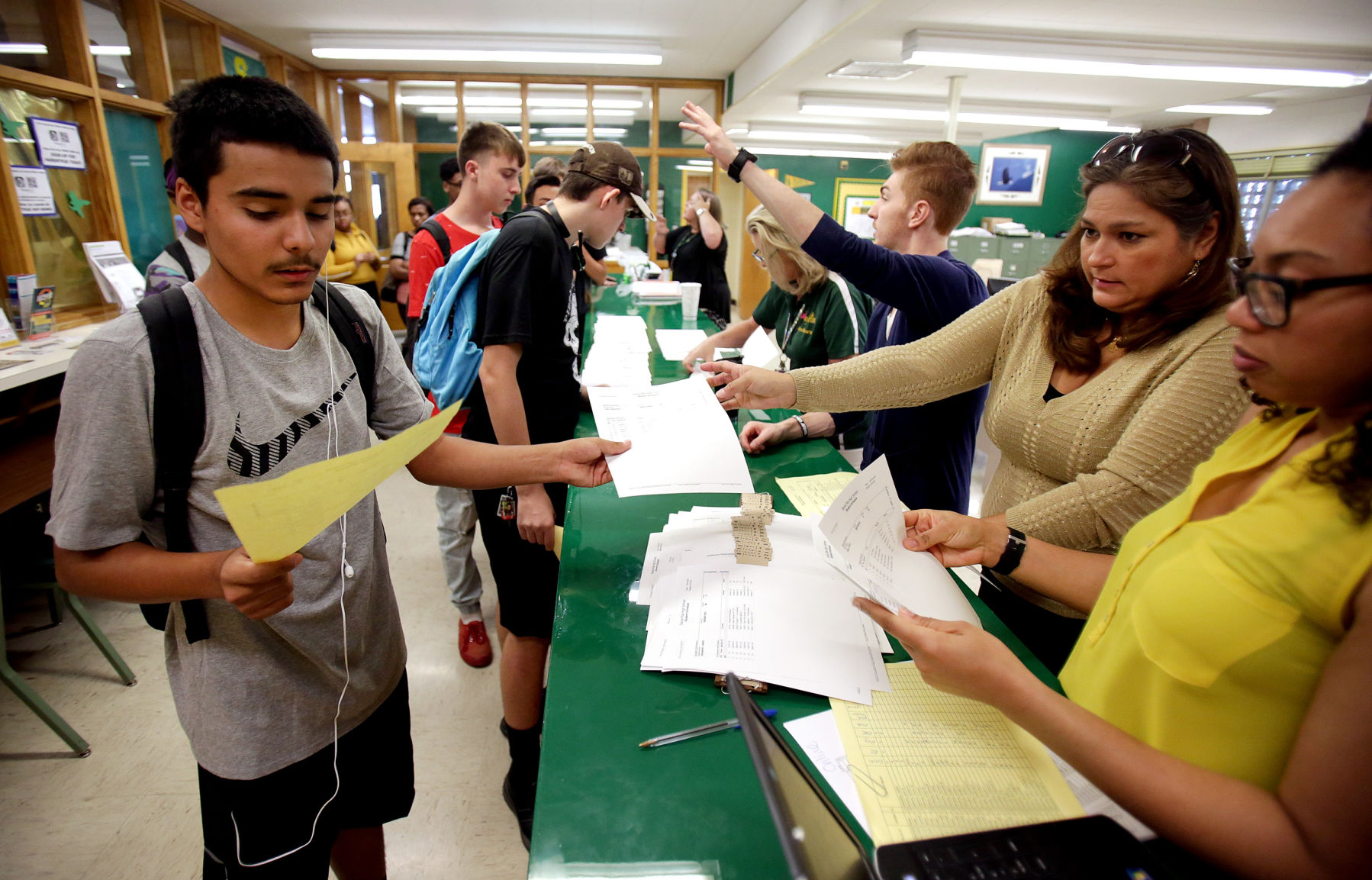First day of school at Santa Rita High School